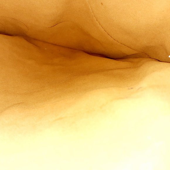 Orange Faux Leather Envelope Clutch purse - Picture 5 of 5